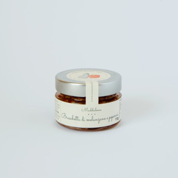 Bruschetta di melanzane e peperoni (110 g)