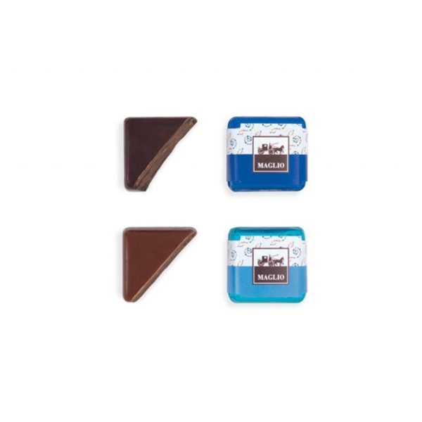 Quadrotti alle creme, Croccantino fondente (3 kg)