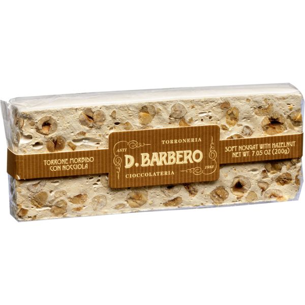 Stecca di torrone morbido con nocciole Piemonte IGP (200 g)