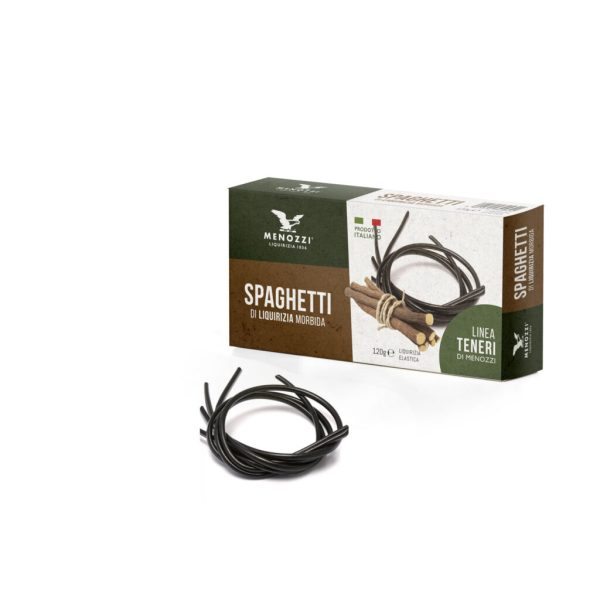 SPAGHETTI di liquirizia morbida ed elastica in astuccio (120 g)