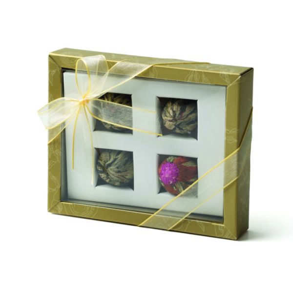 Giftbox di 4 Nidi di Tè verdi cinesi