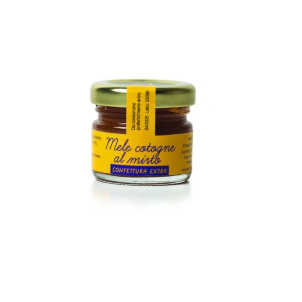 Marmellata di frutta, MELE COTOGNE AL MIRTO (30 g)