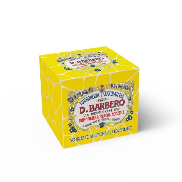 Scorzette di Limone ricoperte di cioccolato in scatola (150 g)