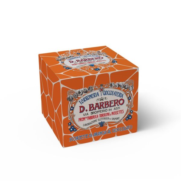 Scorzette di Arancia ricoperte di cioccolato in scatola (150 g)