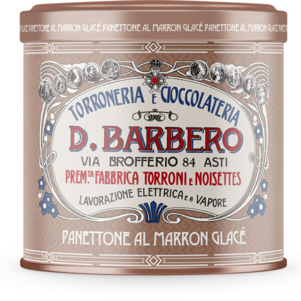 Panettone al marronglacé in scatola di latta (750 g)