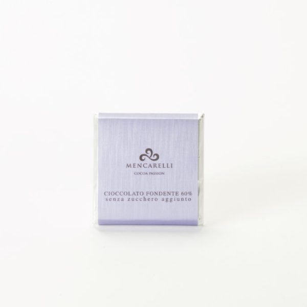 Tavoletta Cioccolato, Fondente 60% senza zucchero (50 g)