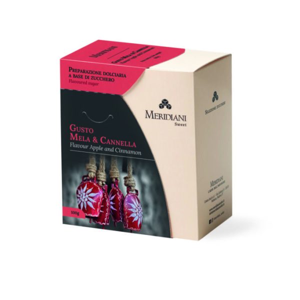 Astuccio Zucchero aromatizzato, MELA CANNELLA (80 g)