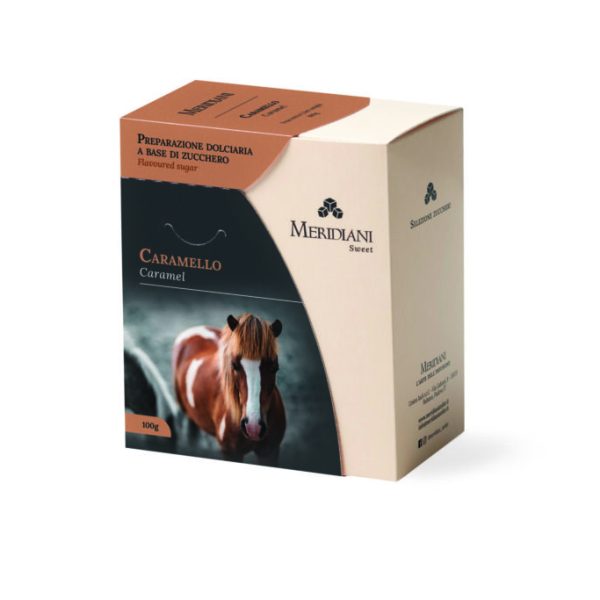 Astuccio Zucchero aromatizzato, CARAMELLO (80 g)