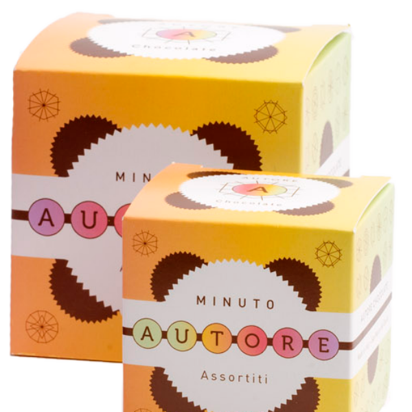 Cubo Minuto con cioccolato, Assortito (100 g)