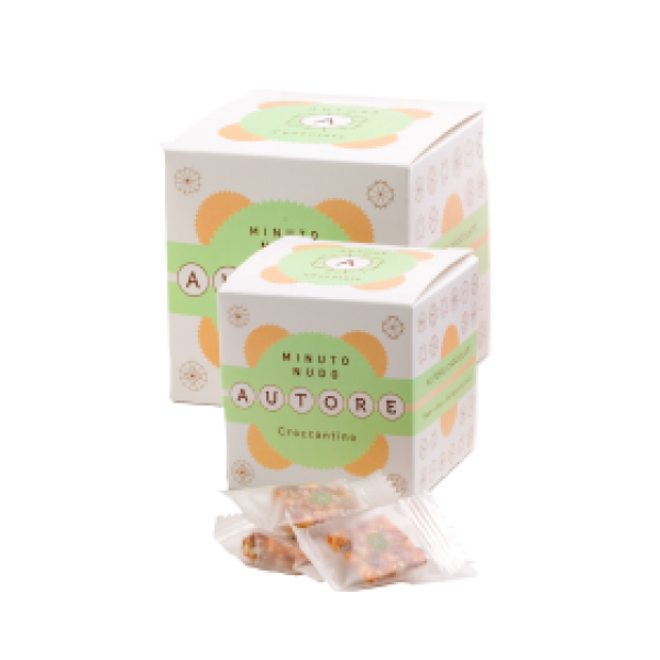 Cubo Minuto Nudo senza cioccolato, Croccantino (100 g)