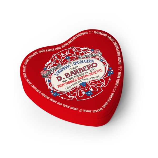 Scatola di metallo con Giandujotti fondenti e classici (150 g)