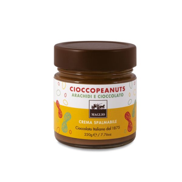 Cioccopeanuts vasetto, crema spalmabile con le arachide salate (220 g)
