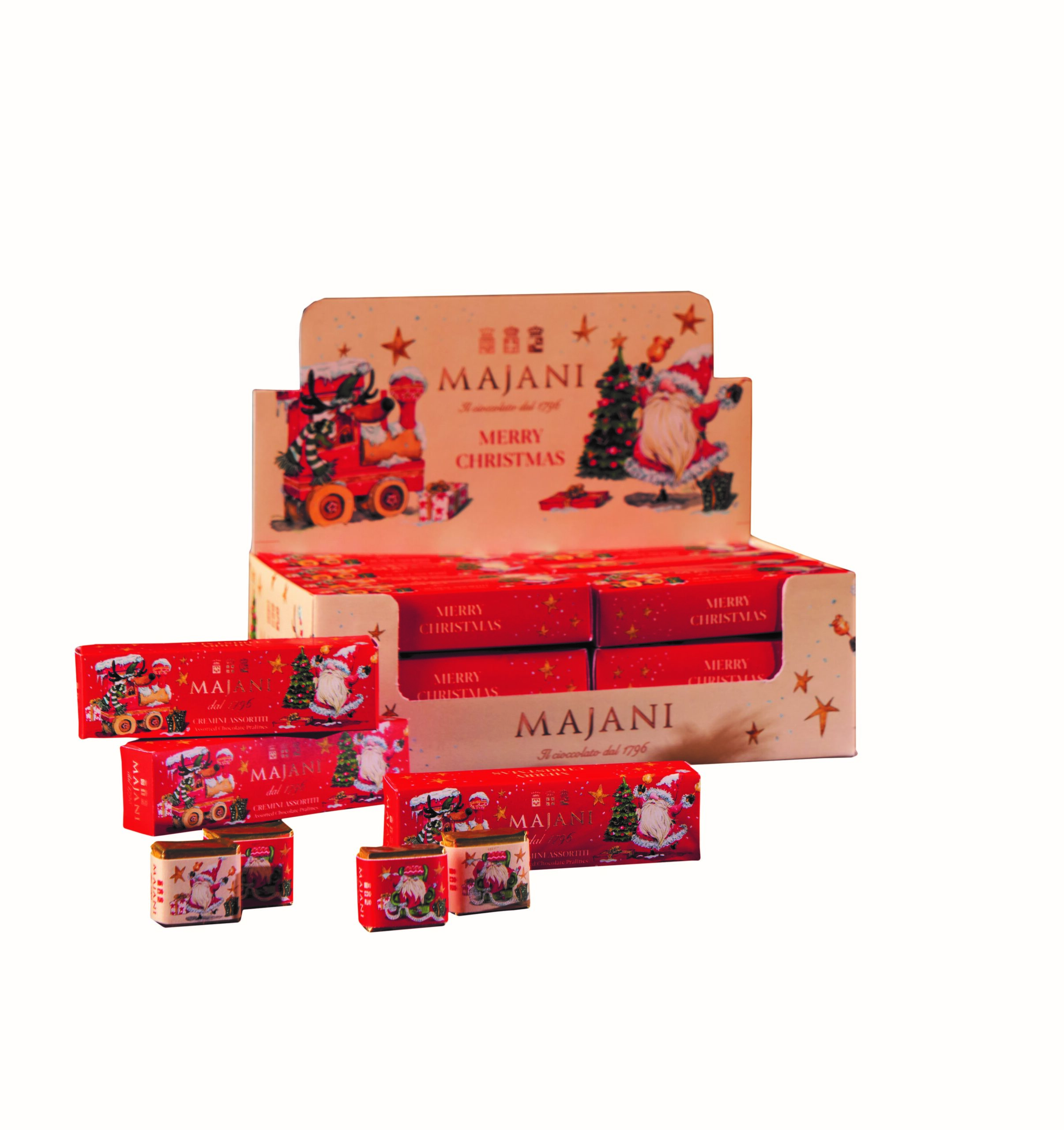 Cremino FIAT CHRISTMAS 4 DADI - Cremini assortiti (41 g)