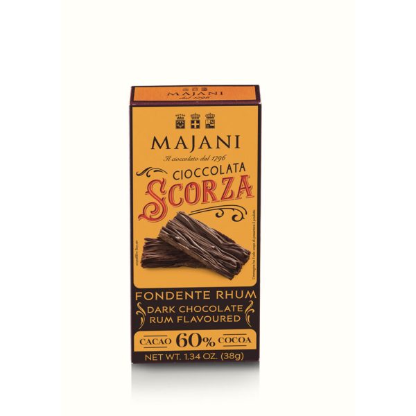 Cioccolato Scorza, fondente Rhum (38 g)