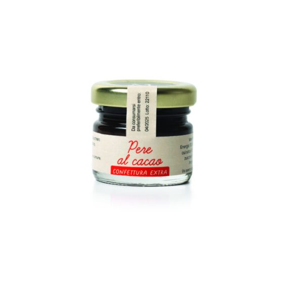 Marmellata di frutta, PERA AL CACAO (30 g)
