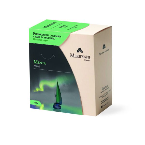 Astuccio Zucchero aromatizzato, MENTA (80 g)