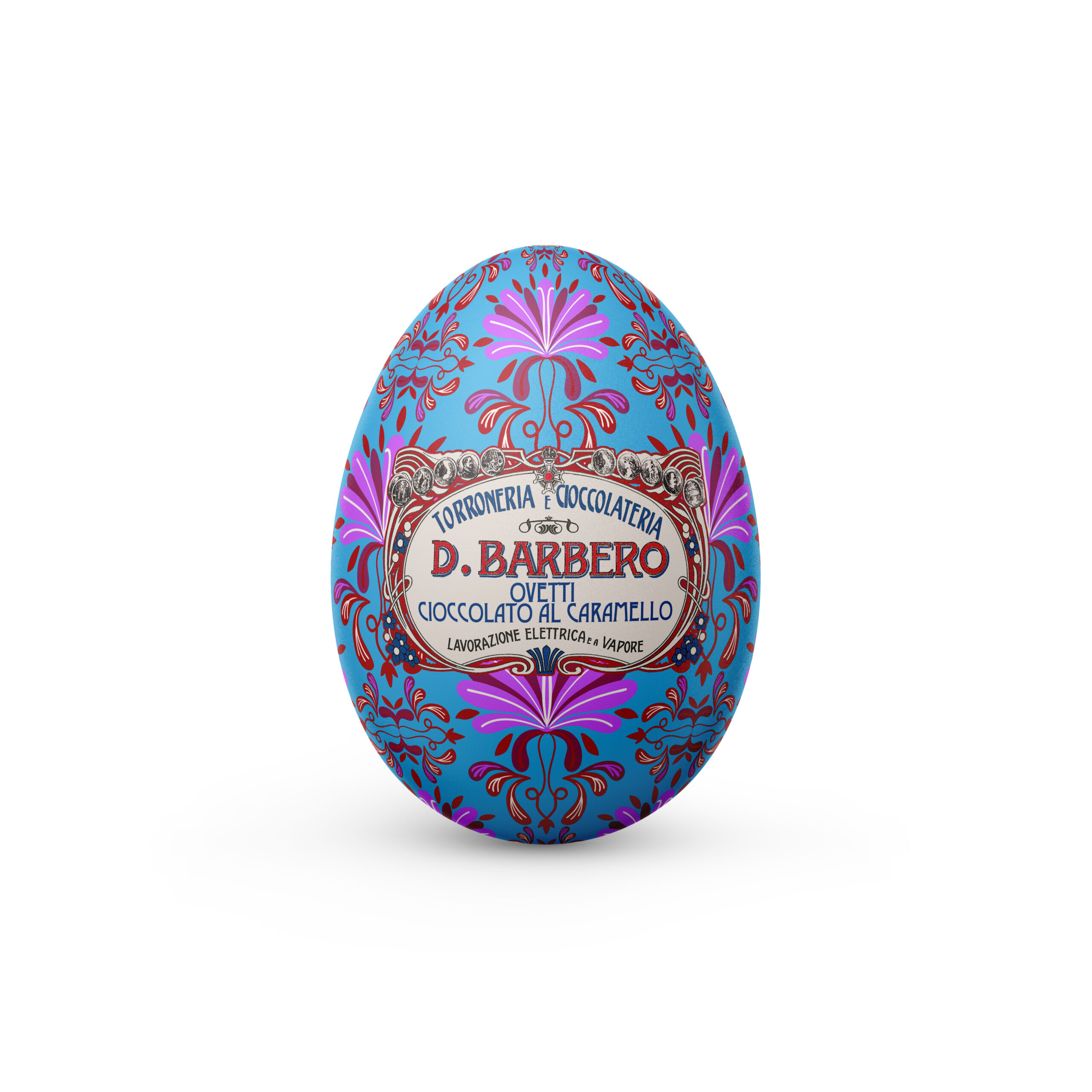 Ovetti monorigine (Venezuela, Santo Domingo), Dark milk e Caramello in scatola di metallo a forma di uovo (20x 100 g)