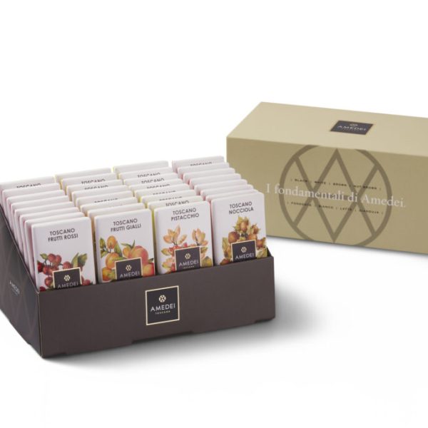 Espositore Tavolette 20g, "I Frutti" (48x 20 g)