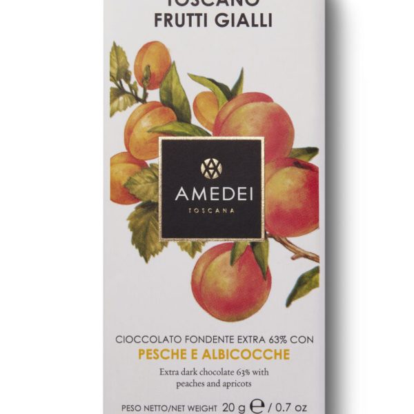 Toscano Frutti Gialli, cioccolato fondente extra 63% (50 g)