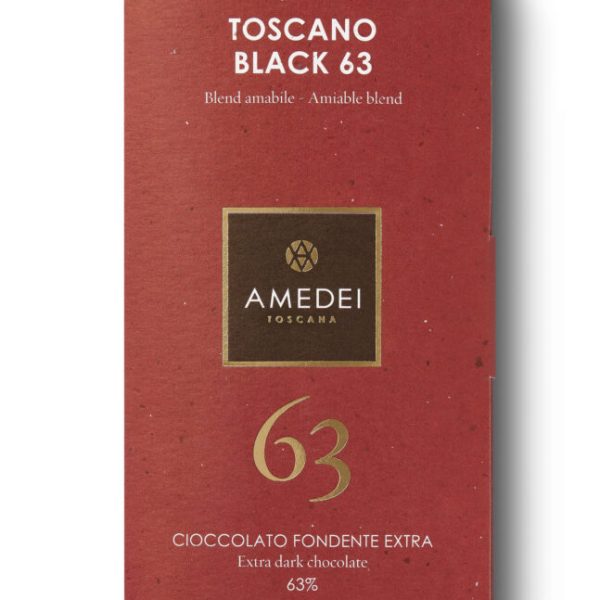 Toscano Black 63, cioccolato fondente extra 63% (50 g)
