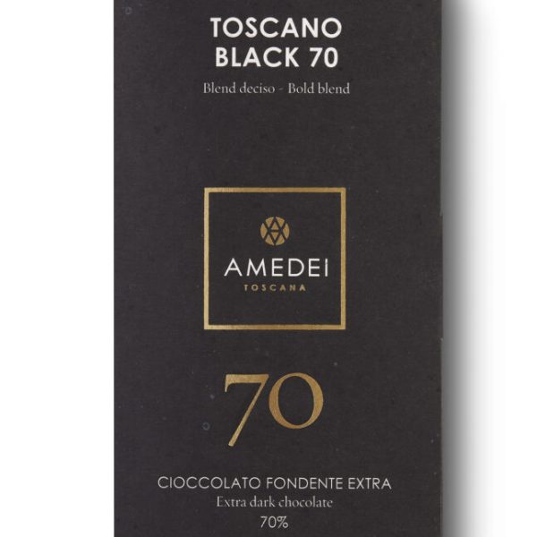 Toscano Black 70, cioccolato fondente extra 70% (50 g)