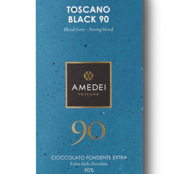Toscano Black 90, cioccolato fondente extra 90% (50 g)