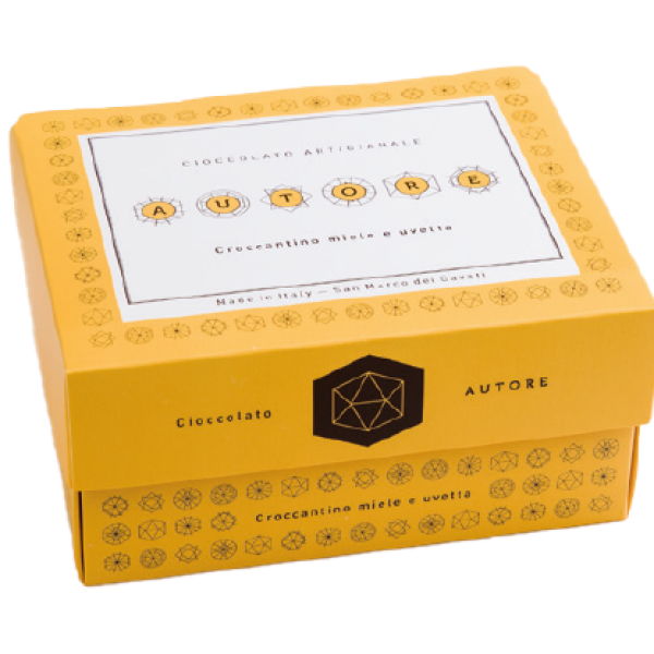 Astuccio Barrette "Finezza", Croccantino Miele e Uvette (300 g)