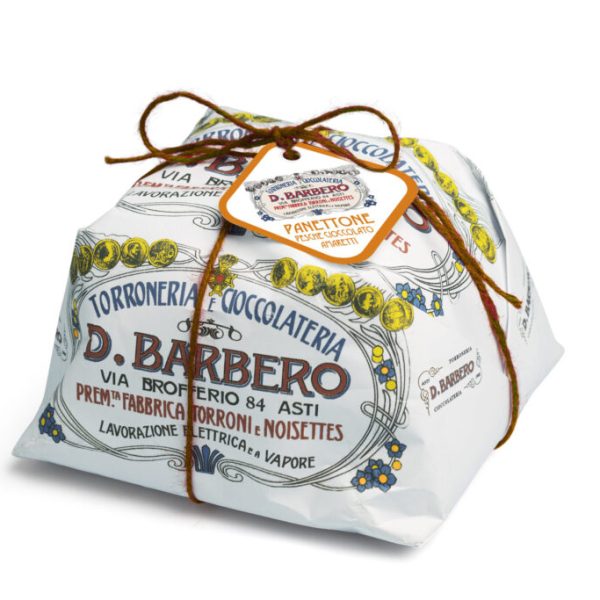 Panettone Amaretti, cioccolato e pesca (750 g)