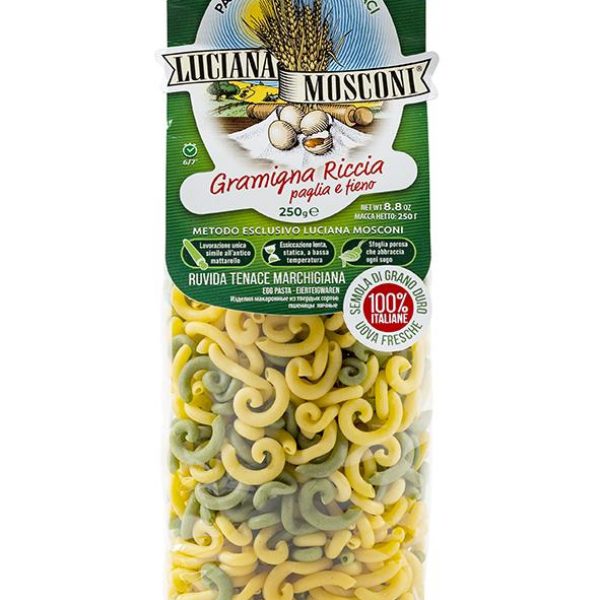 Gramigna Riccia Paglia e Fieno - Short shaped egg pasta (250 g)