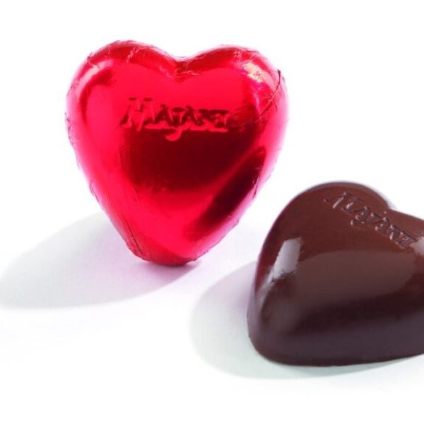 CUORI FIAT NOIR, Cuoricini con cioccolato extra fondente (3 kg)