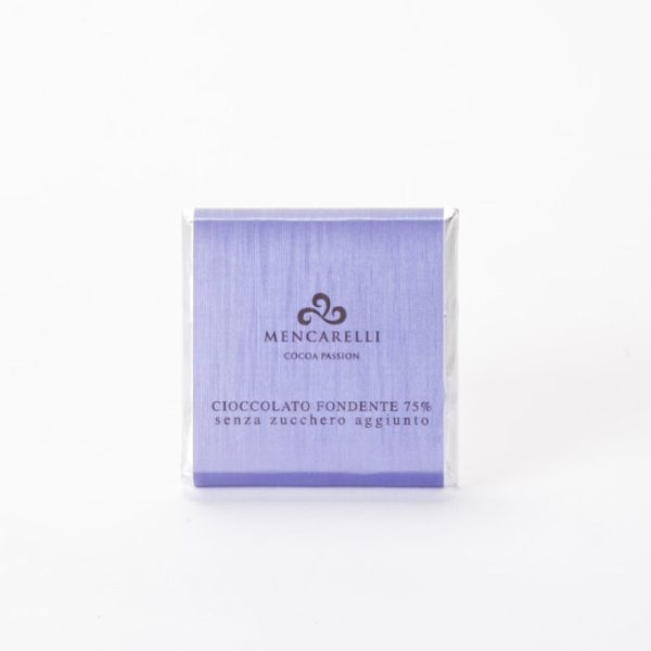 Tavoletta Cioccolato, Fondente 75% senza zucchero (50 g)