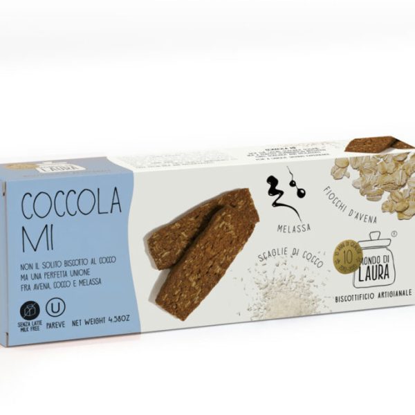 Coccola-Mi, biscotto con una perfetta unione tra avena cocco e melassa (130 g)