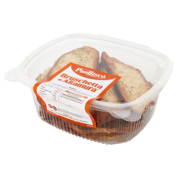 Bruschette di Altamura in vaschetta - condita con olio extravergine e oregano (12x 180 g)