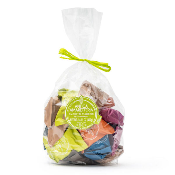 Morbidi amaretti in sacchetto - misto (400 g)