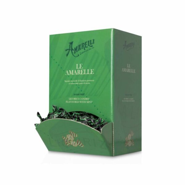 AMARELLE, Liquirizie gommose alla menta. Sugarfree, incartate singolarmente (600 g)