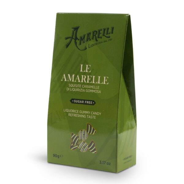 AMARELLE, Liquirizie gommose dal gusto fresco. Sugarfree (90 g)