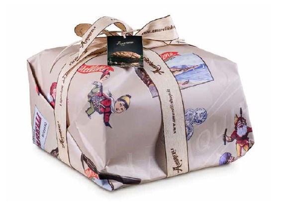 Panettone tradizionale con liquirizia e clementine (1 kg)