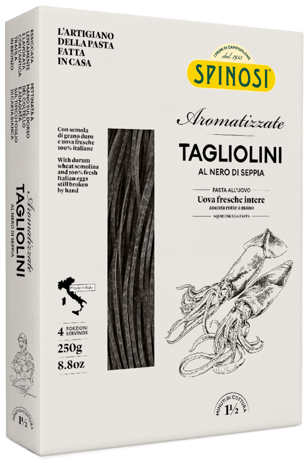 Pasta all'uovo - Le Aromatizzate, Tagliolini al Nero Seppia (250 g)
