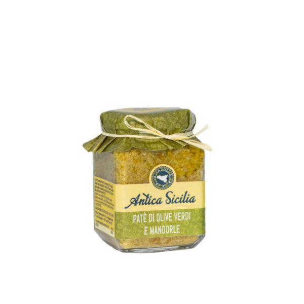 Patè di Olive verdi e mandorle di Sicilia (90 g)
