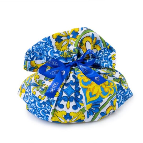 Panettone al pistacchio con stoffa (1 kg)