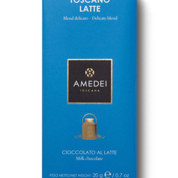 TOSCANO LATTE, cioccolato al latte (20 g)