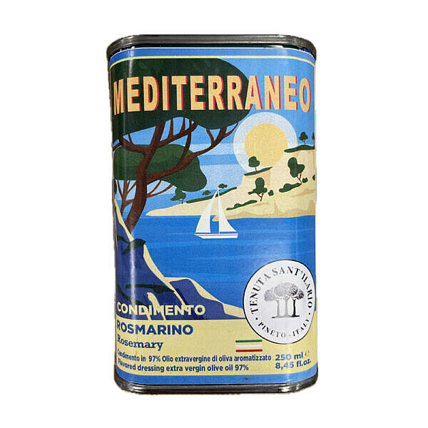 Condimento aromatizzato olio di oliva - MEDITERRANEO (200 ml))