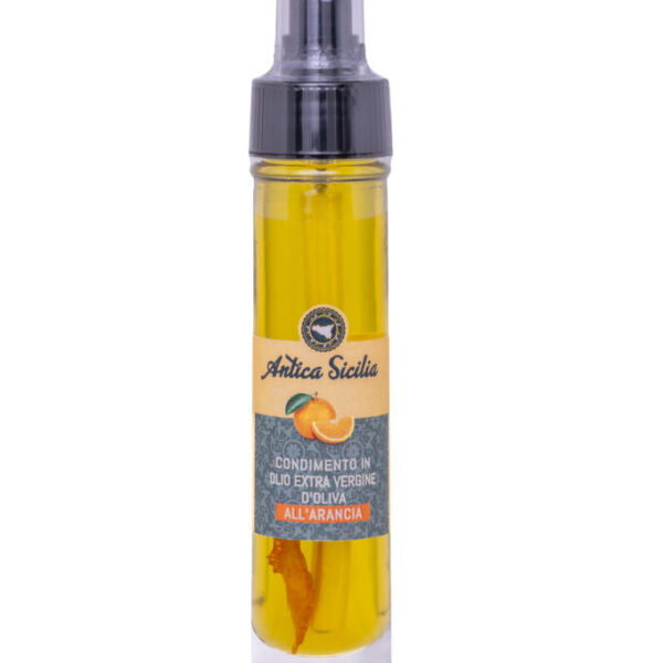 Condimento in olio e.v.o. all'Arancia in bottiglia spray (5 cl)