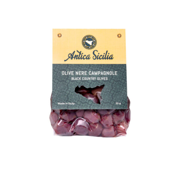 Olive nere campagnole, sottovuoto cavallotto (350 g)