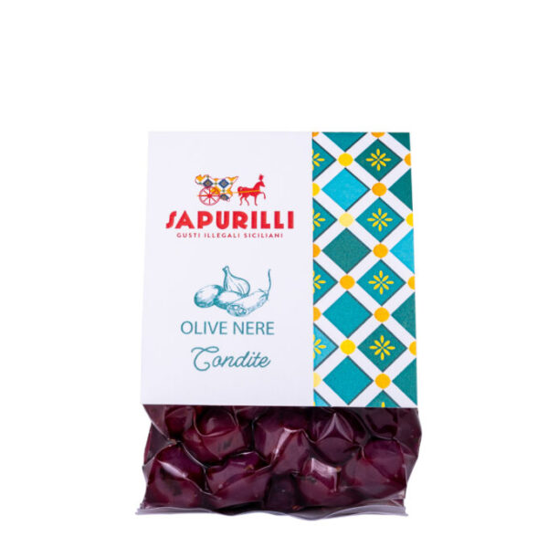SAPURILLI - Olive  Nere condite (300 g)