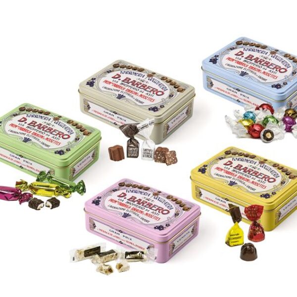 Eleganti scatole di metallo, mix (100, 130 o 150 g)