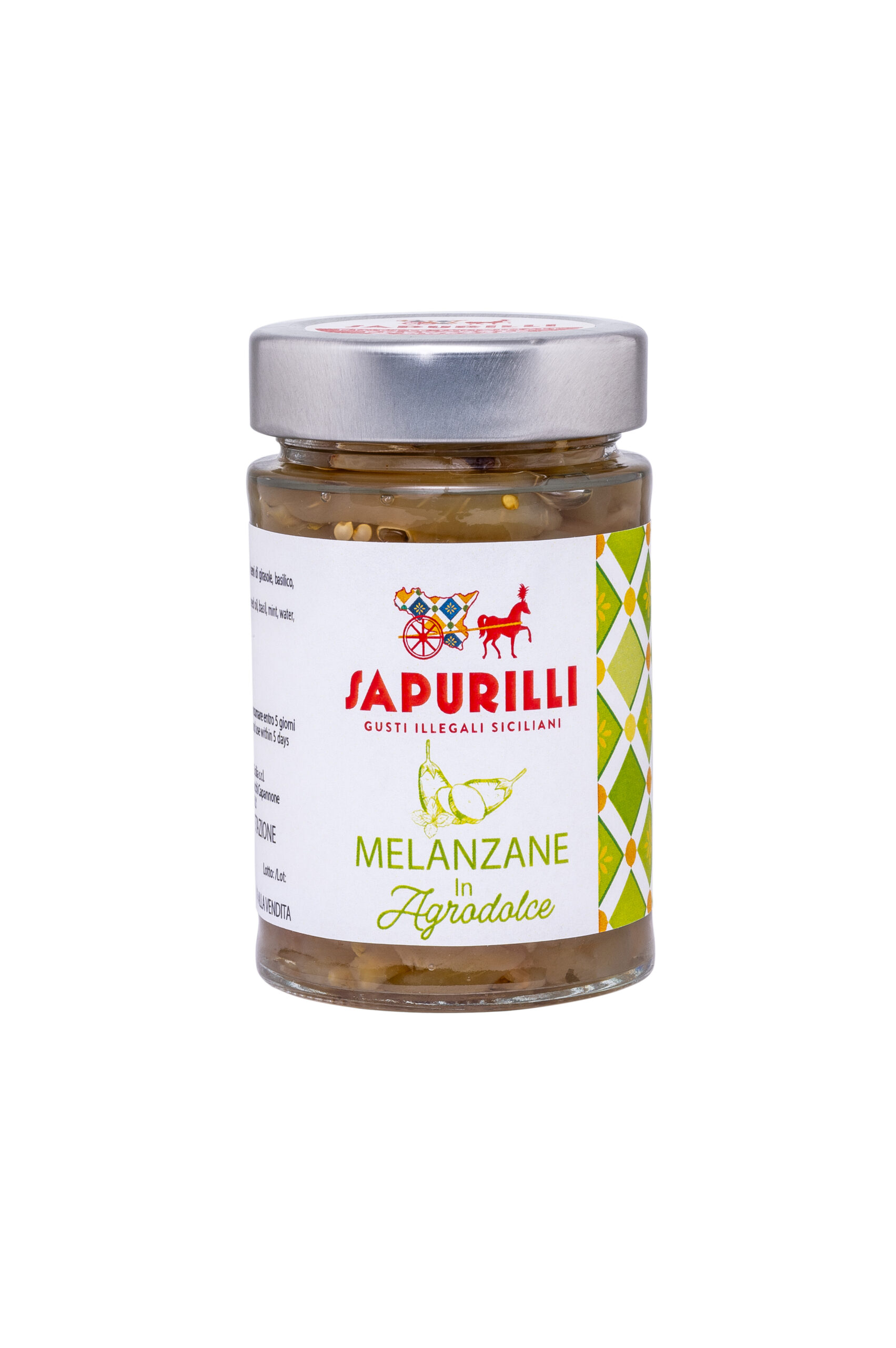 SAPURIILI - Melanzane in agrodolce (200 g)